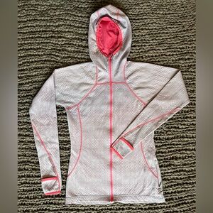 MEC Running/Active Zip Up Hooded Sweater. Merino Wool Blend. Women’s Small.